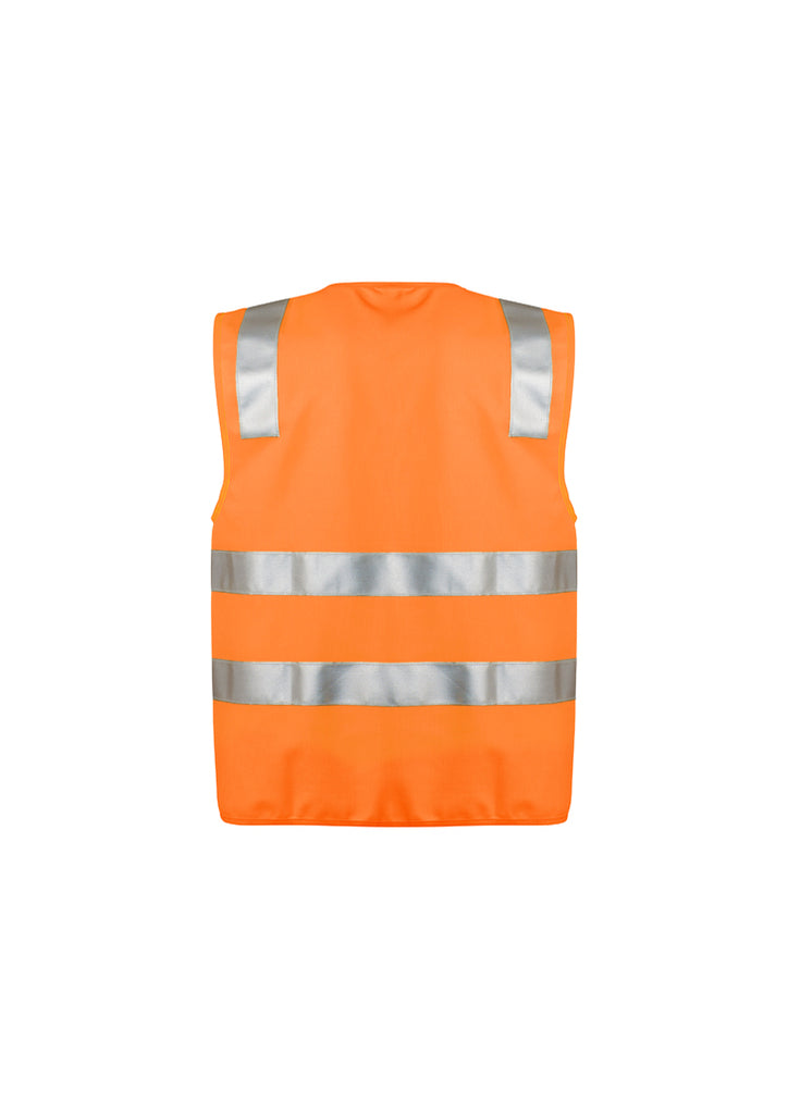 UNISEX HI VIS FULL ZIP VEST