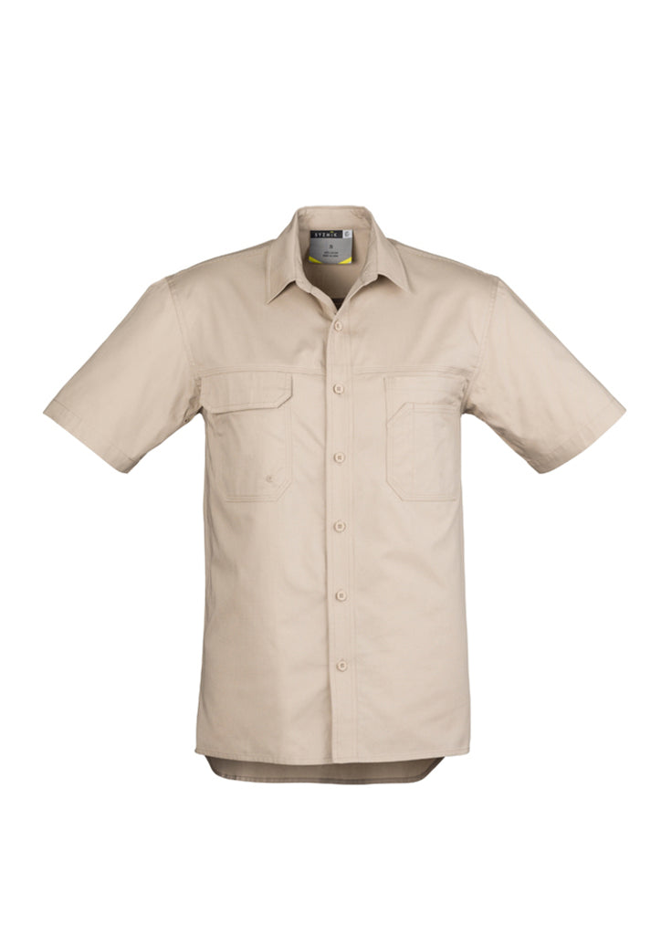 MENS LIGHT WEIGHT TRADIE S/S SHIRT