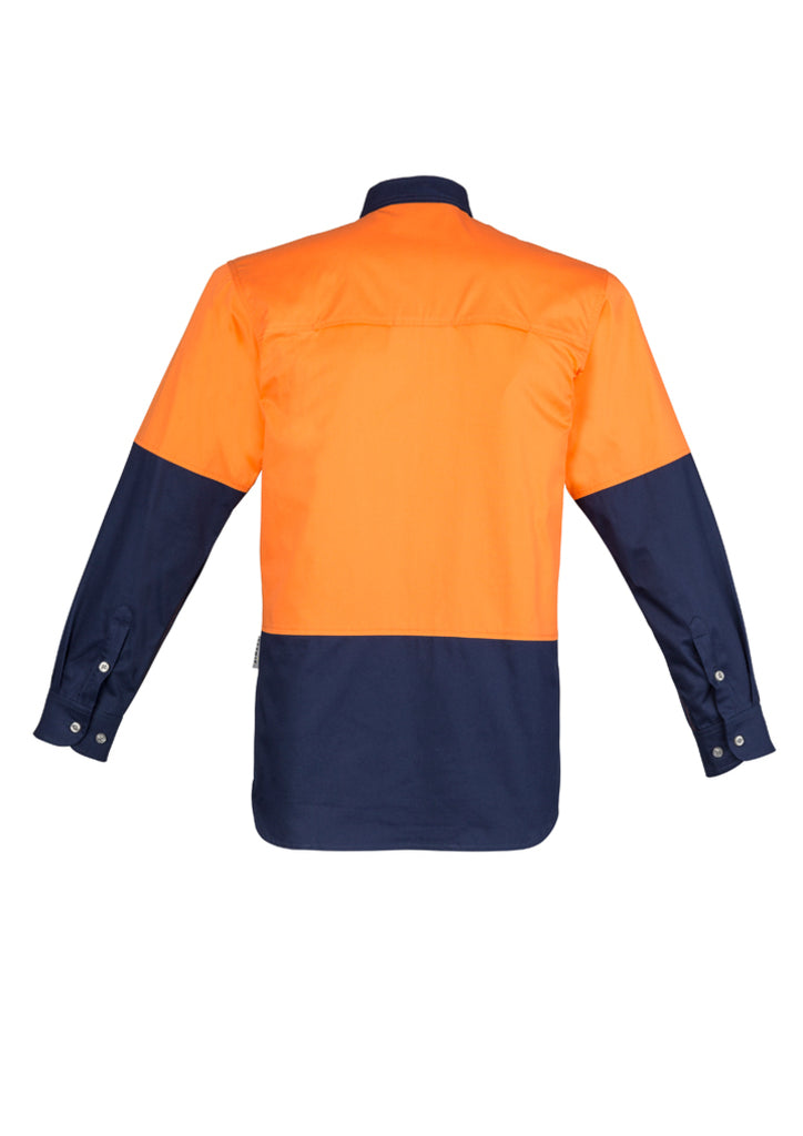 MENS HI VIS SPLICED INDUSTRIAL SHIRT