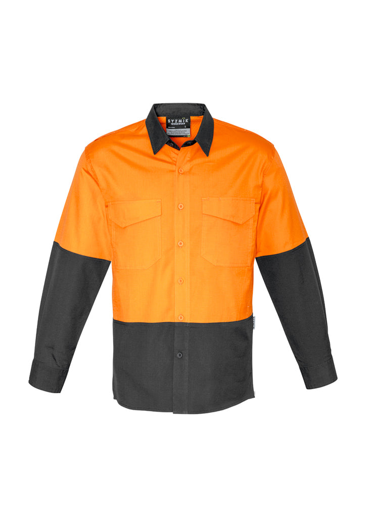 MENS RUGGED COOLING HI VIS SPLICED SHIRT