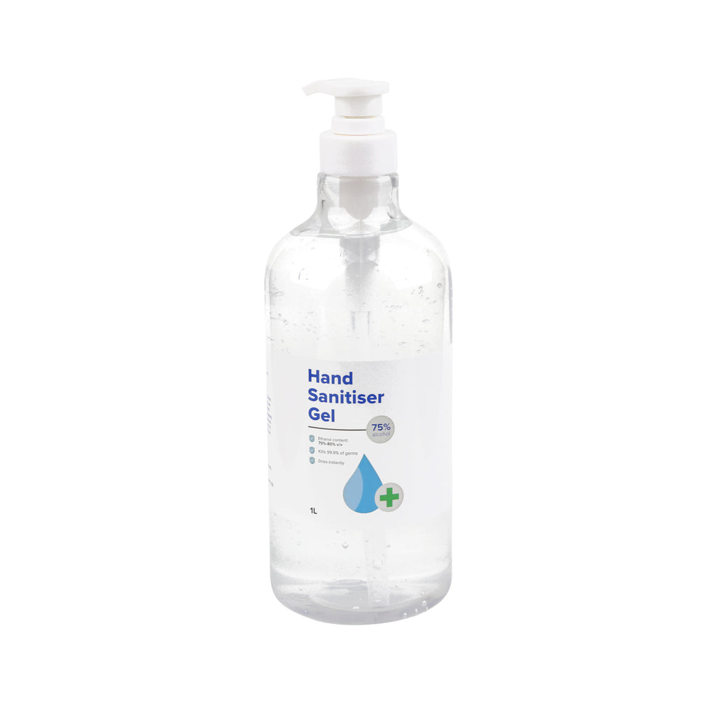 1 Ltr Hand Sanitiser Gel Pump Bottle $7.95 each | Pack of 20 pcs