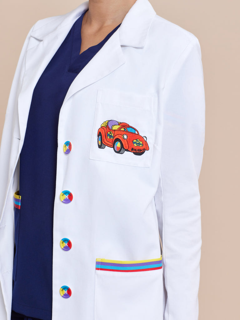 The Wiggles Big Red Car Women's Lab Coat